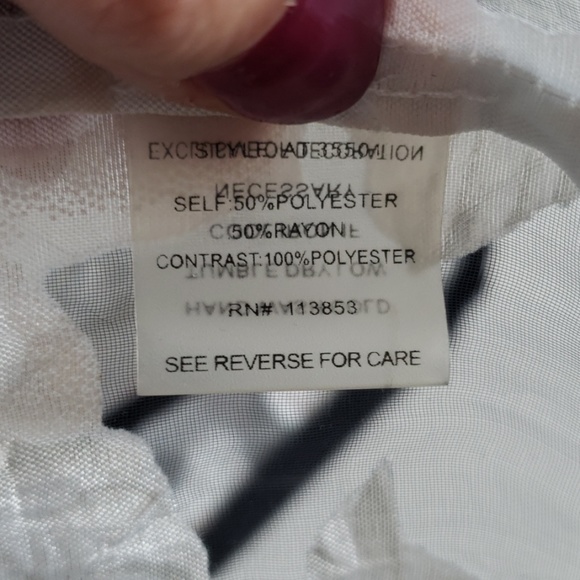 SugarLips Sheer Floral Top - Picture 6 of 7